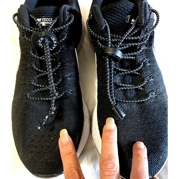 Nike React Infinity Run Flynit Mens Black White CT2357-002 Running Shoes Sz 8 - Picture 12 of 12